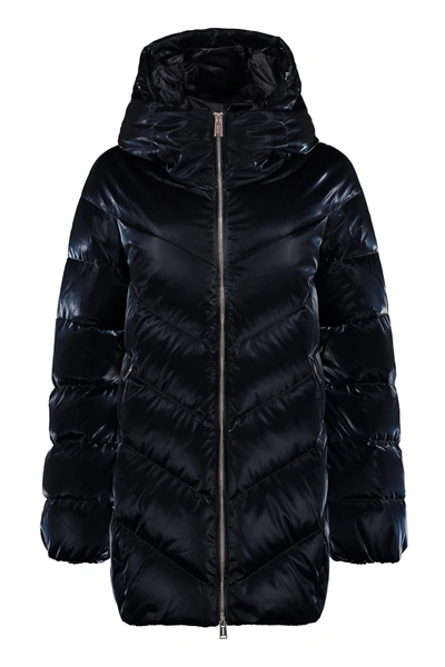 Shop Add Iridescent Effect Nylon Down Jacket In Blue