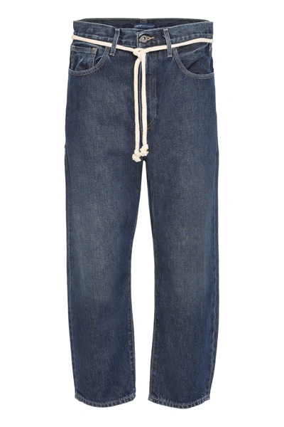 Shop Levi's Barrel Crop Jeans In Denim