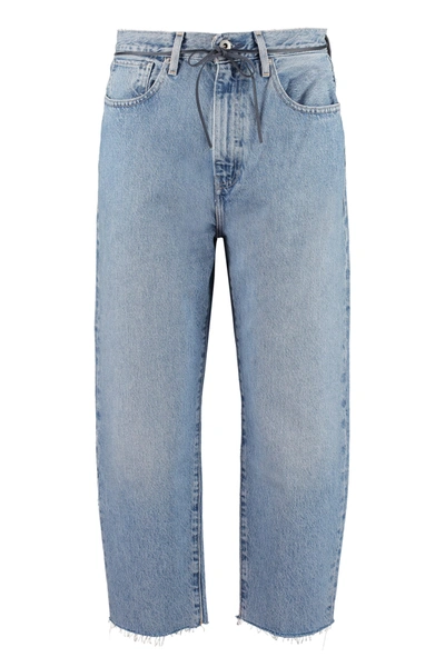 Shop Levi's Cropped-fit Jeans In Denim