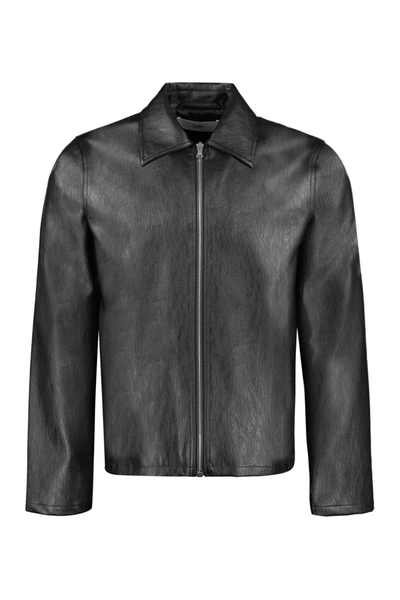 Shop Séfr Truth Faux Leather Jacket In Black