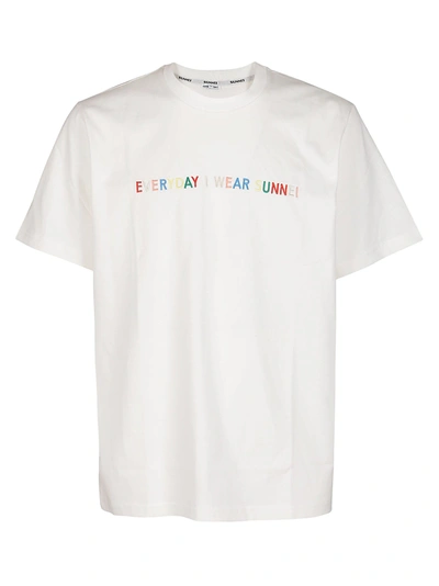 Shop Sunnei White Cotton T-shirt