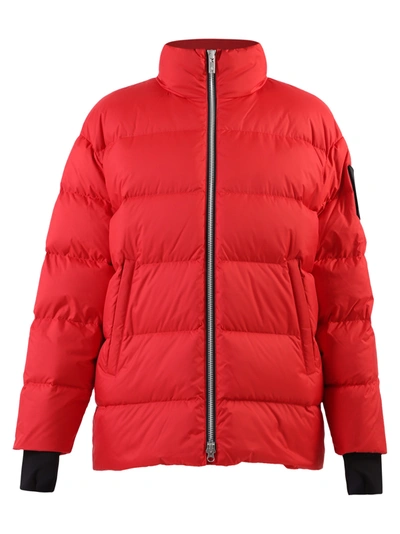 Shop Moose Knuckles Padded Jacket In Red