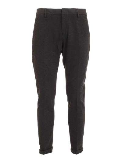 Shop Dondup Pants In Anthracite