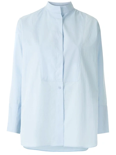 Shop Egrey Tokyo Button-up Shirt In Blue
