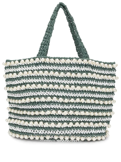 Shop 0711 Malibu Beach Tote In Green