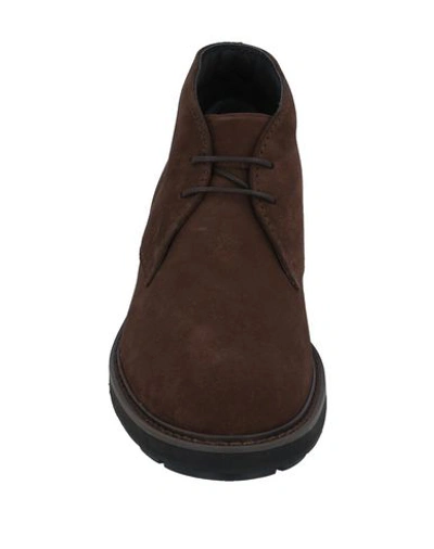 Tod's Ankle Boots In Brown