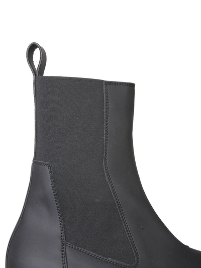 Shop Rick Owens Drkshdw "abstract" Boots In Black