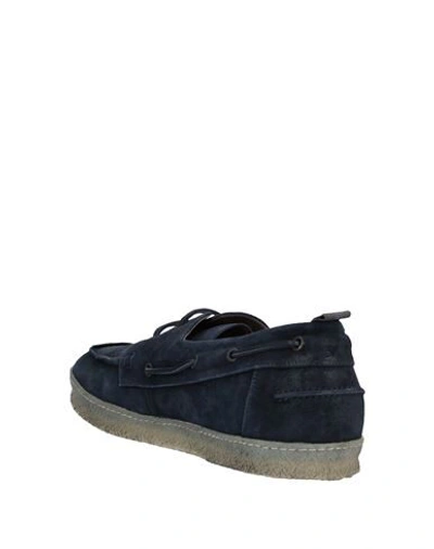 Shop Alexander Hotto Loafers In Dark Blue