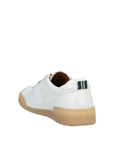 Shop Green George Man Sneakers White Size 8.5 Soft Leather