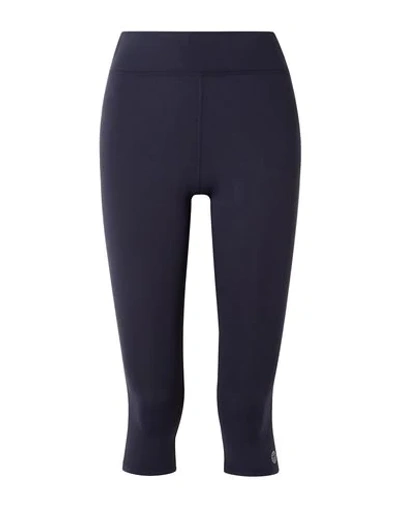 Shop Anna Sui Leggings In Dark Blue