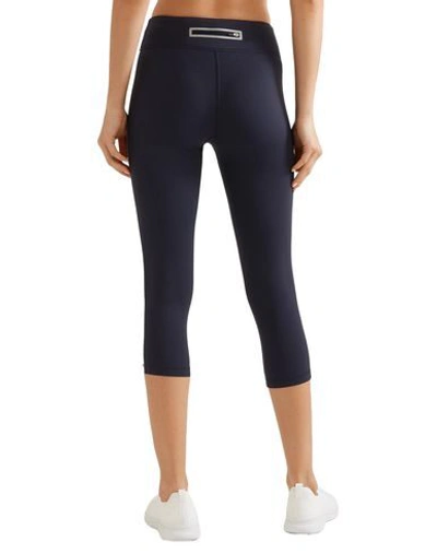 Shop Anna Sui Leggings In Dark Blue