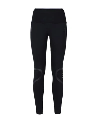 Shop Adidas By Stella Mccartney Tp Tight P. Blue Woman Leggings Black Size Xs Recycled Polyester, Elastan