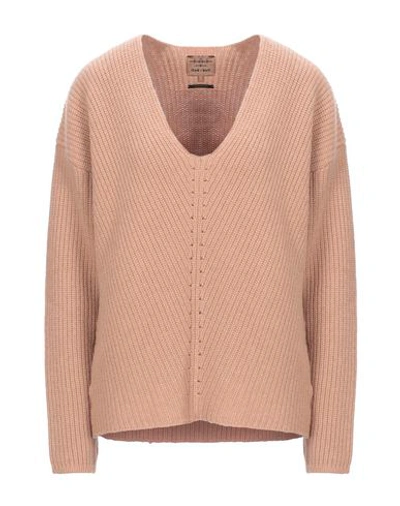 Shop Alessia Santi Sweaters In Camel