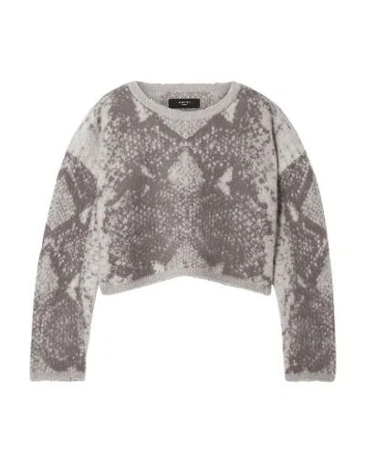 Shop Amiri Sweaters In Grey