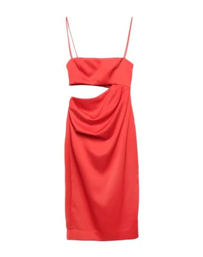 Shop Misha Short Dresses In Red