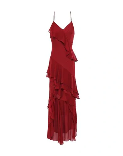 Shop Haute Hippie Long Dress In Maroon