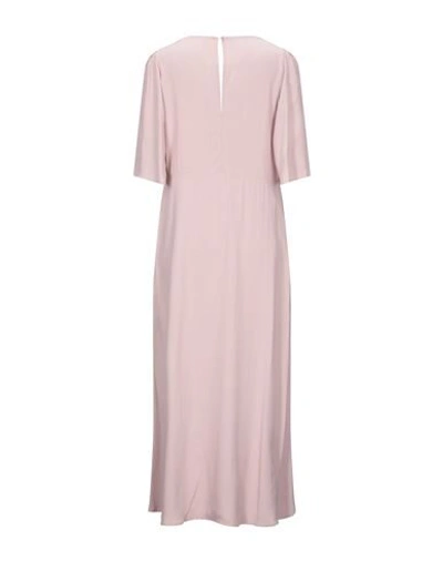 Shop Ottod'ame Long Dresses In Light Pink