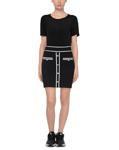 Shop Maje Mini Skirt In Black