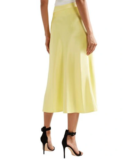 Shop Cushnie 3/4 Length Skirts In Yellow