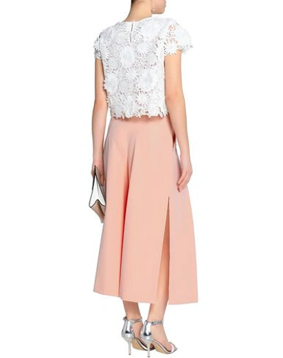 Shop Milly Midi Skirts In Light Pink