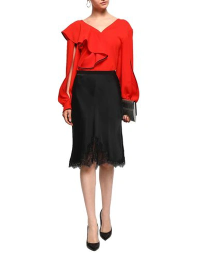 Shop Adeam Blouse In Red