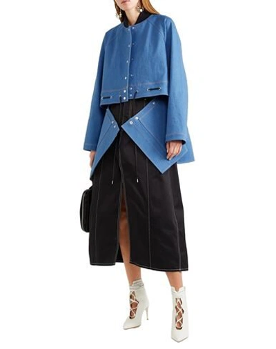 Shop Adeam Denim Outerwear In Blue