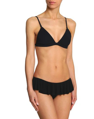 Shop Zimmermann Bikini Tops In Black