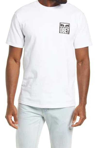 Shop Obey Eyes Icon 2 Graphic Tee In White