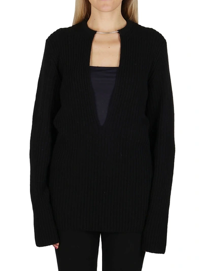 Shop Ann Demeulemeester Women's Black Sweater