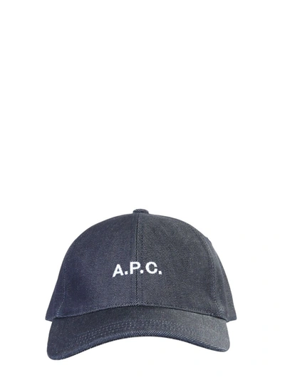 Shop Apc A.p.c. Men's Blue Hat