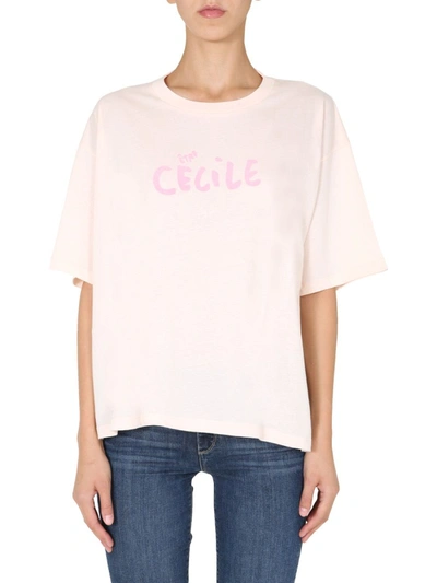 Shop Etre Cecile Women's Pink T-shirt