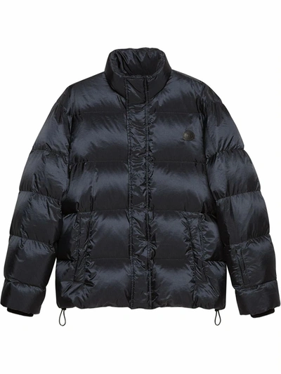 Shop Gucci Men's Blue Polyamide Down Jacket