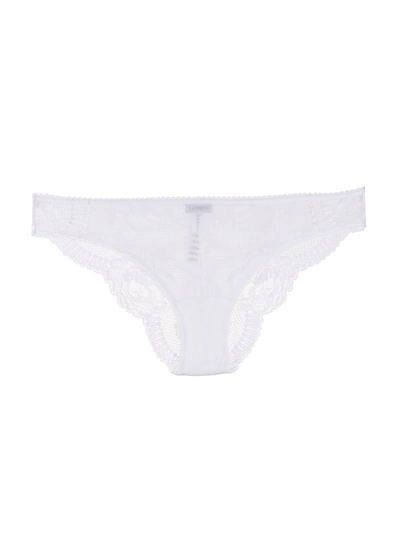 Shop La Perla Brigitta Medium Briefs In White