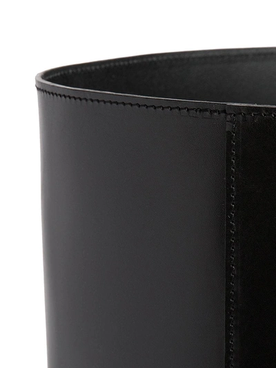 Michaël Verheyden High Grained-effect Basket In Black