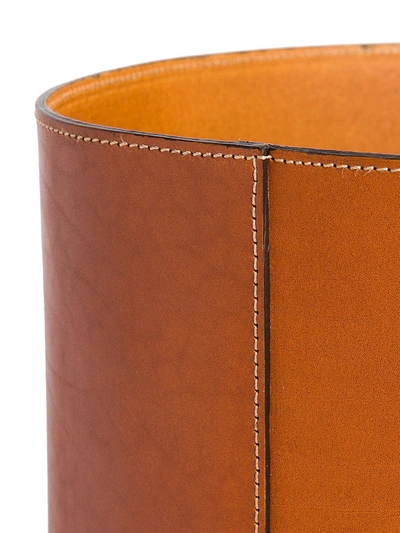 Michaël Verheyden High Grained-effect Basket In Brown