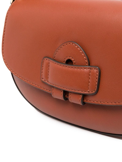 Shop Tila March Zelig Mini Leather Bag In Brown