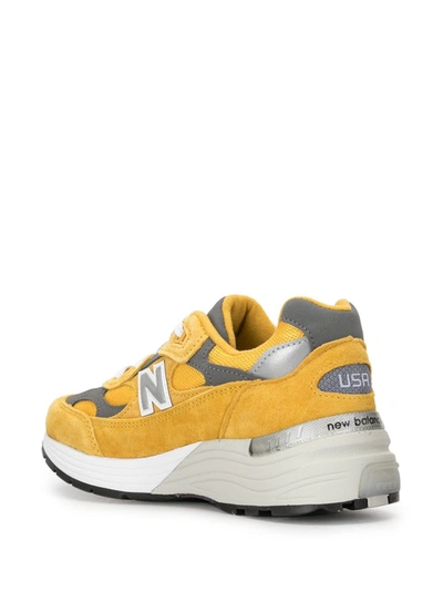 Shop New Balance 992 Sneakers In Yellow