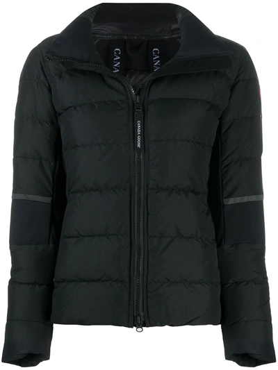 Shop Canada Goose Hybridge Padded Jacket In Black