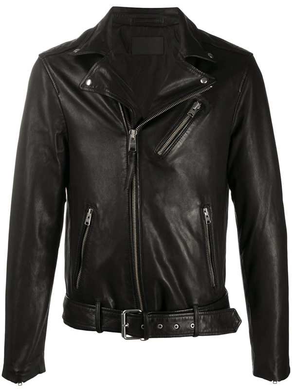 allsaints wick leather jacket