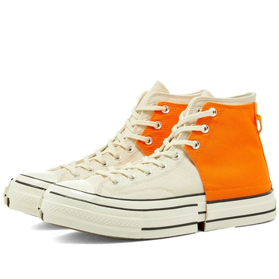 Shop Converse X Feng Chen Wang Chuck Taylor Hi 2 In 1 In Orange