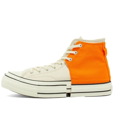 Shop Converse X Feng Chen Wang Chuck Taylor Hi 2 In 1 In Orange