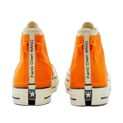 Shop Converse X Feng Chen Wang Chuck Taylor Hi 2 In 1 In Orange