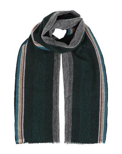 Shop Ps By Paul Smith Scarves In Dark Blue