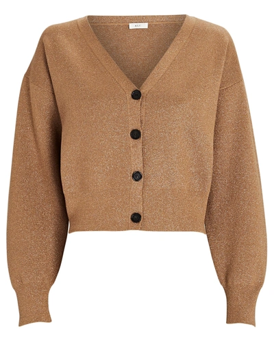Shop A.l.c Peters V-neck Cardigan In Brown