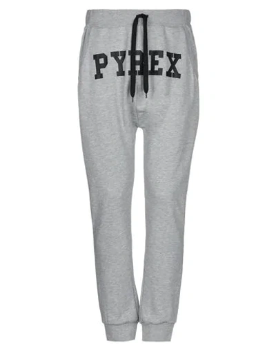 Shop Pyrex Casual Pants In Grey