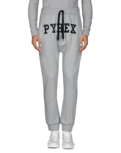 Shop Pyrex Casual Pants In Grey