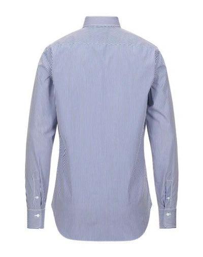 Shop Alessandro Gherardi Striped Shirt In Blue