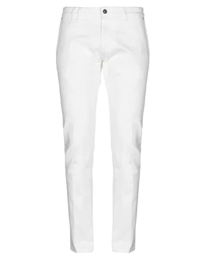Shop Roda Man Jeans White Size 36 Cotton, Elastane