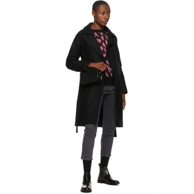 Shop Apc A.p.c. Black Bakerstreet Coat In Lzz Noir