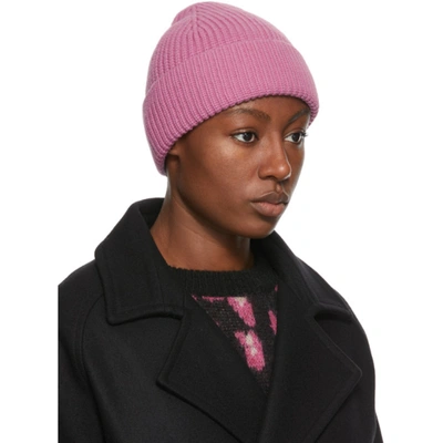 Shop A.p.c. Pink Jude Beanie In Fae Rose